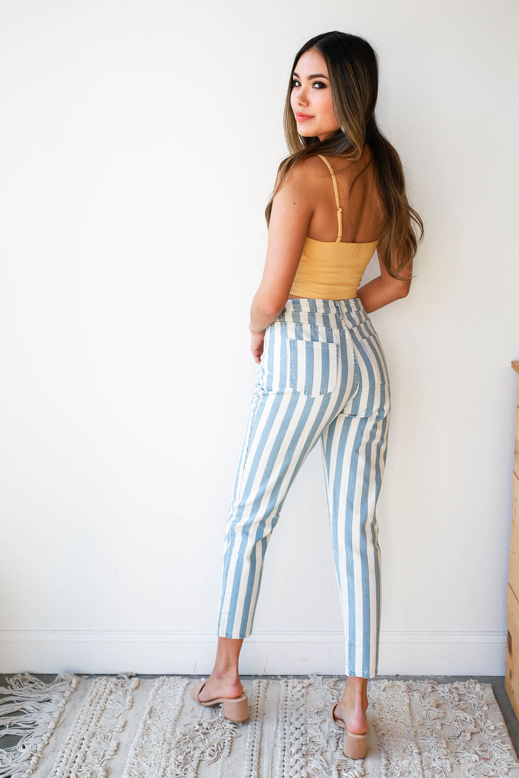 mode, rad stripes jeans