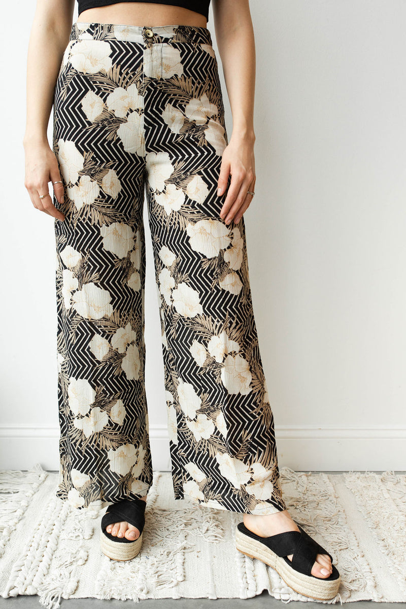 mode, shady shack high waisted woven pant