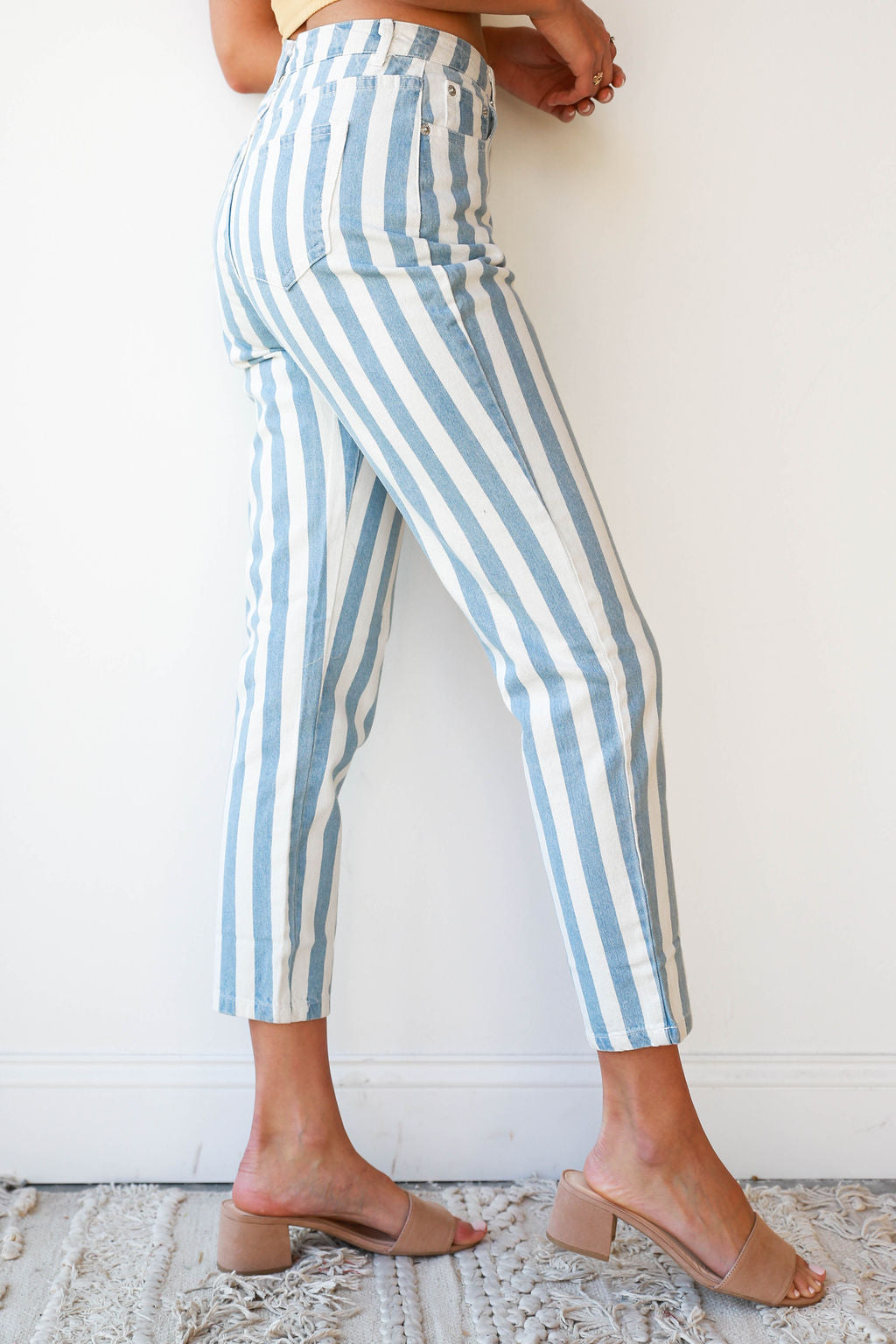mode, rad stripes jeans