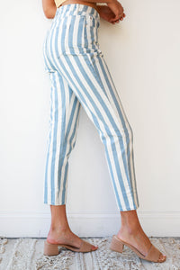 mode, rad stripes jeans