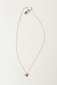 mode, butterfly necklace