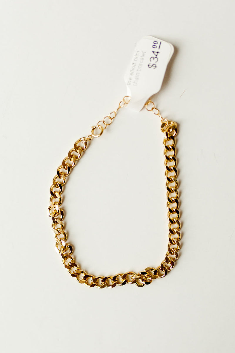 mode, the elliott mini chain bracelet