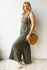 mode, good vibes wide leg jumpsuit
