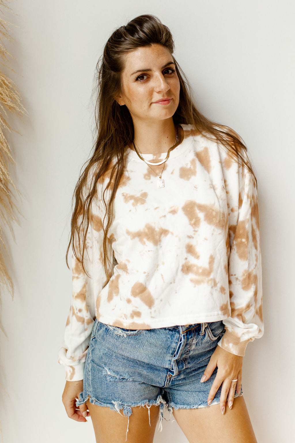 mode, mocha sips tie dye sweatshirt