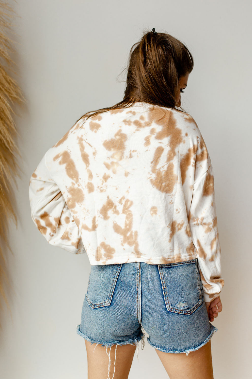 mode, mocha sips tie dye sweatshirt
