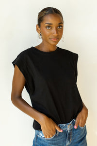 mode, short sleeve muscle tee
