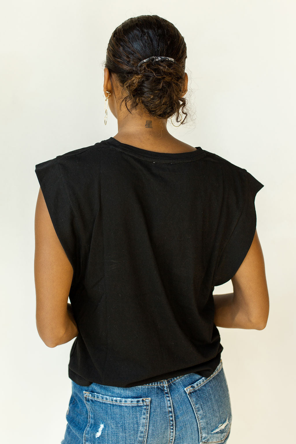 mode, short sleeve muscle tee