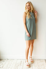 mode, dear John open back dress