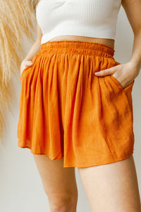 mode, flutter high waisted shorts