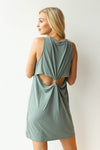 mode, dear John open back dress