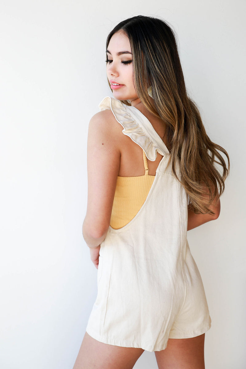 mode, ruffle strap jumper