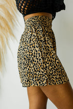 mode, tigre woven short