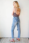 mode, fun stripes bodysuit
