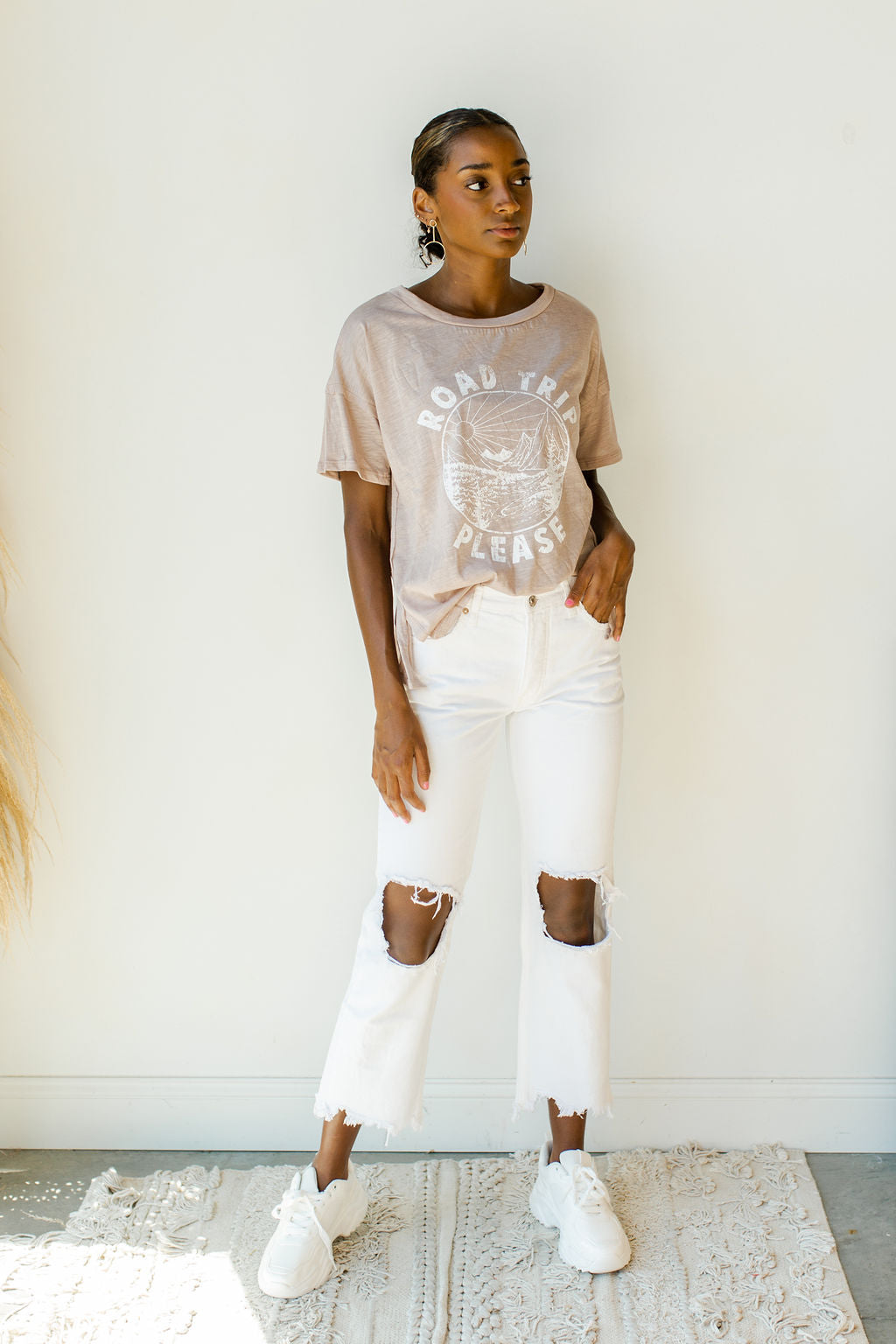 mode, road trip graphic tee