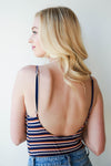 mode, fun stripes bodysuit