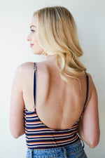 mode, fun stripes bodysuit