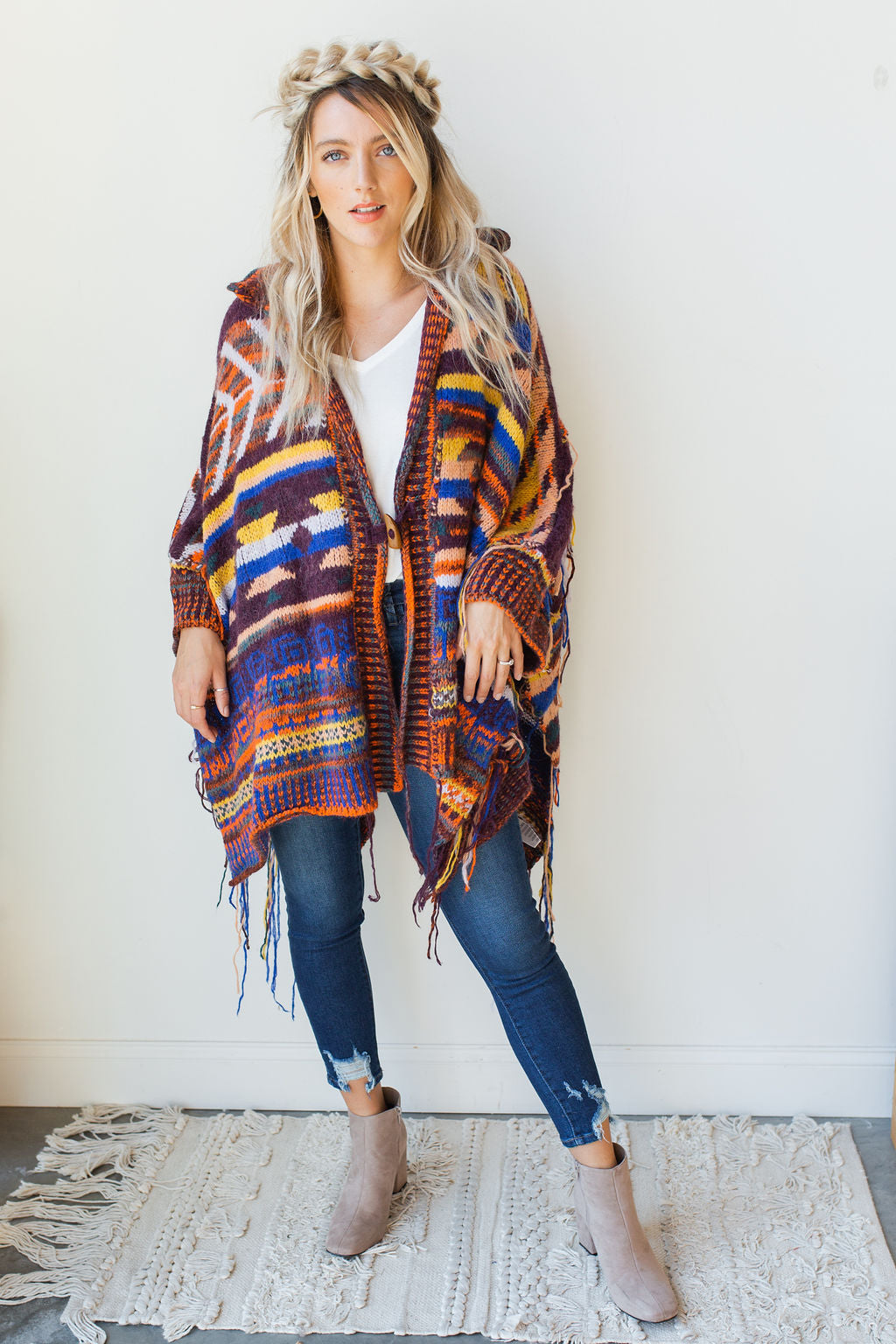 mode, follow the arrow poncho