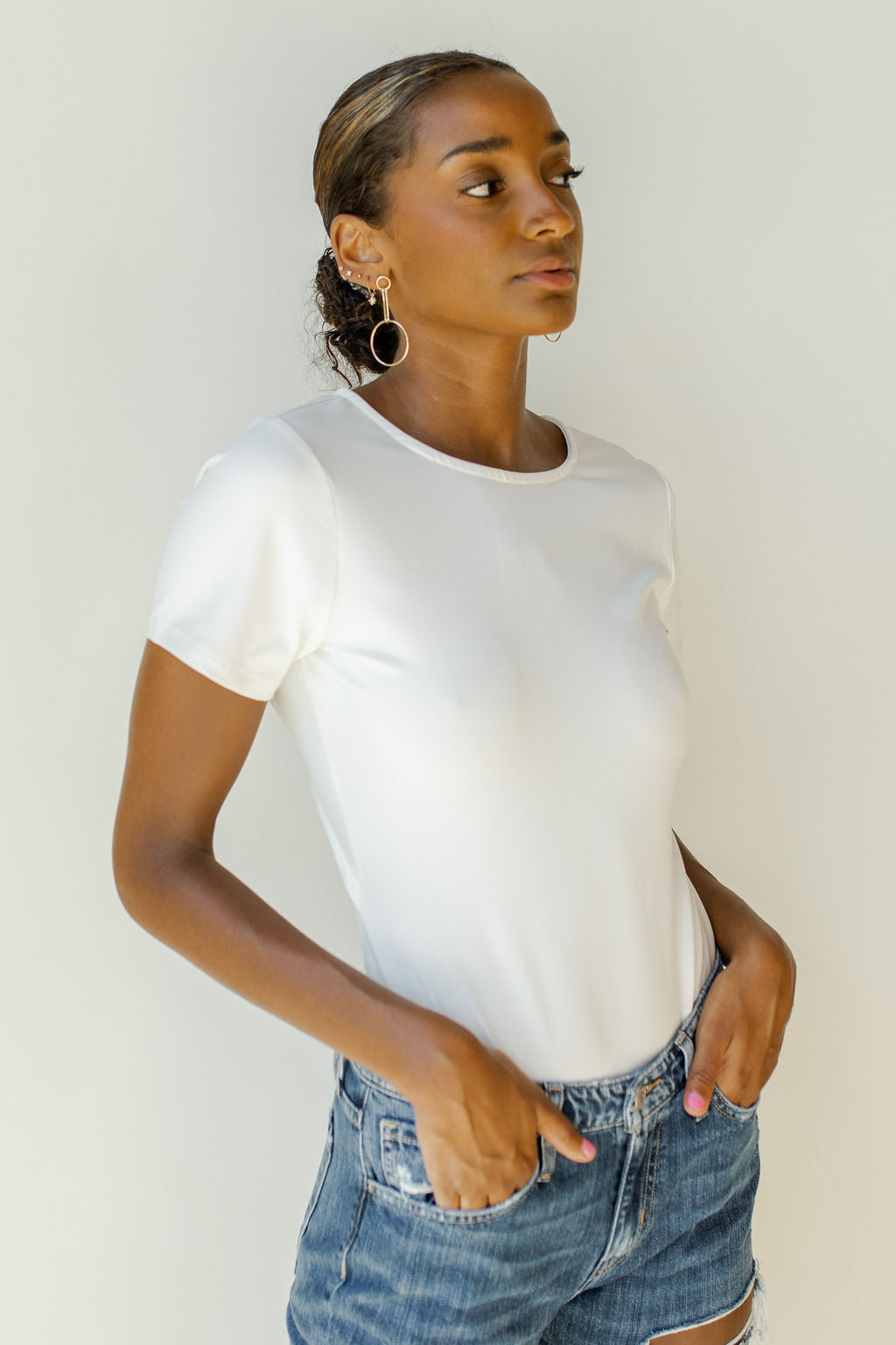 mode, don't look back strappy bodysuit