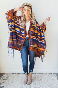 mode, follow the arrow poncho