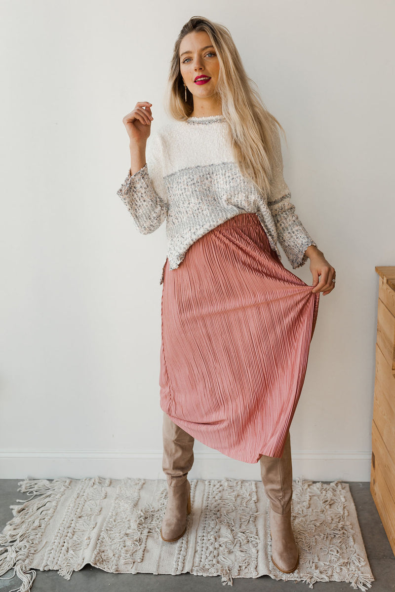 mode, sparkle popcorn sweater