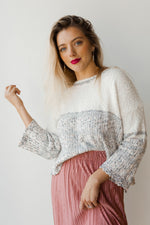 mode, sparkle popcorn sweater