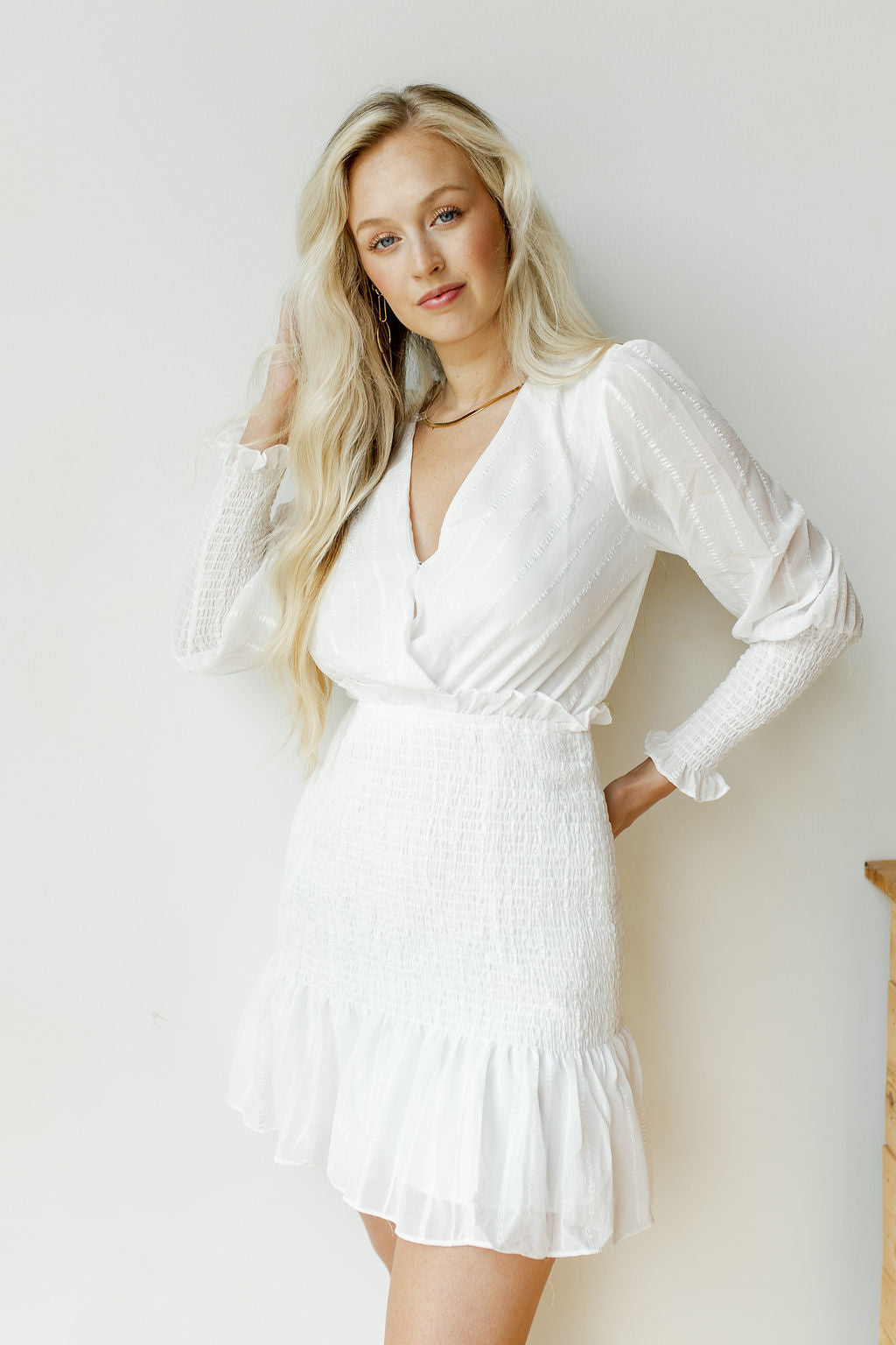mode, everything tonight smocked dress