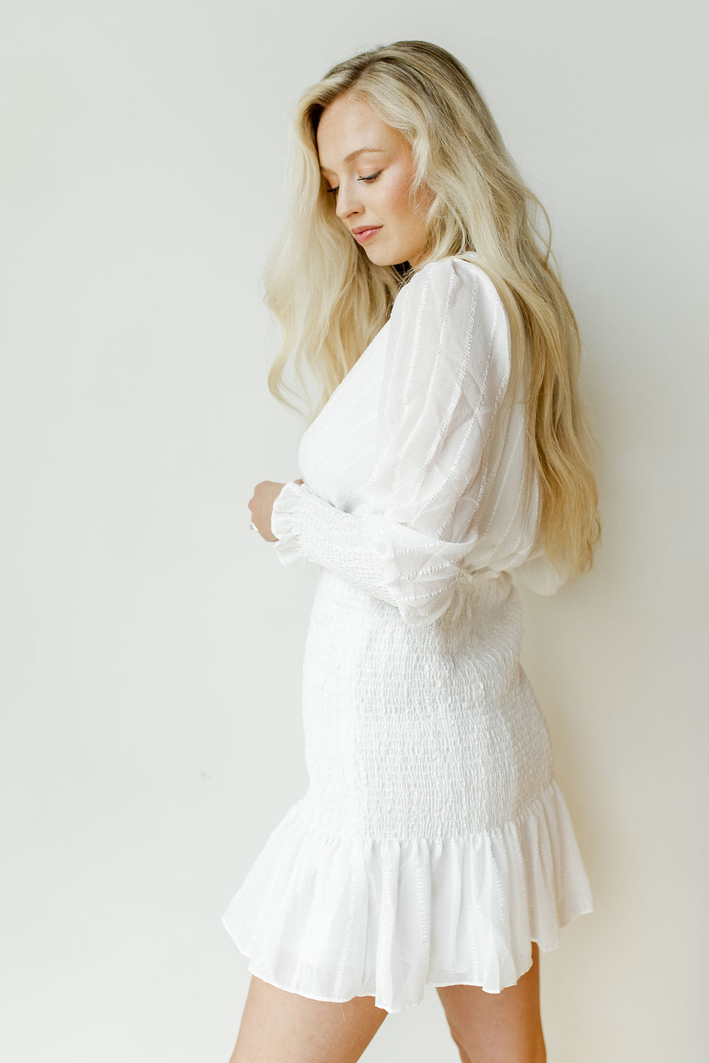 mode, everything tonight smocked dress