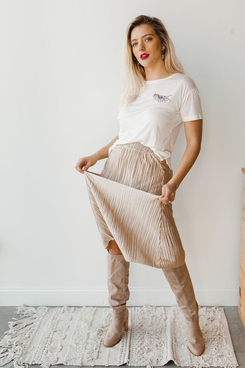 mode, colorful eyelash tee
