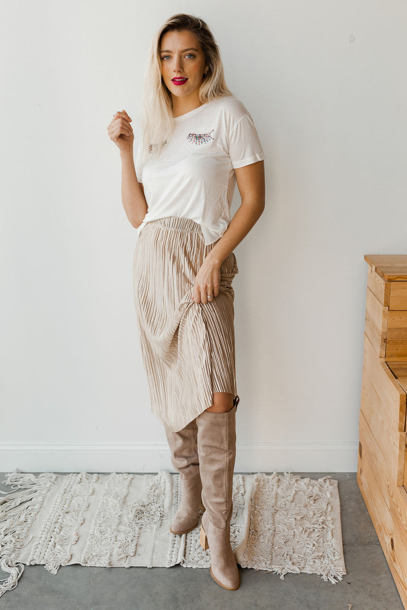 mode, colorful eyelash tee