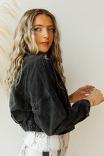 mode, take it easy crop jacket