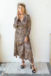 mode, jungle book tiger print dress