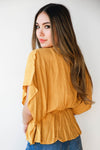 mode, dainty dots tie kimono top
