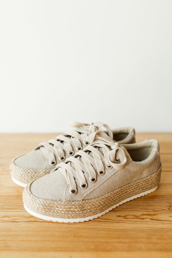 mode, sky high espadrille sneaker