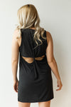 mode, dear John open back dress