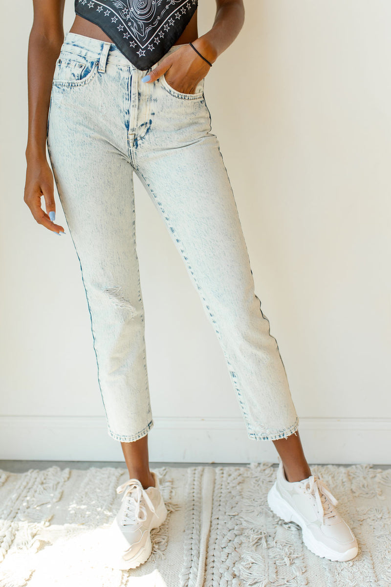 mode, Charlie high rise straight leg