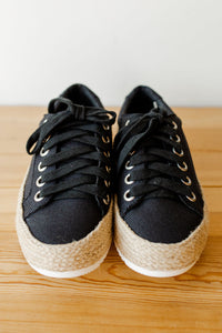 mode, sky high espadrille sneaker