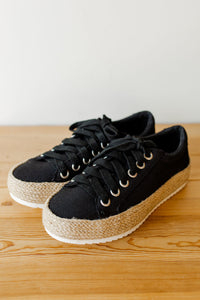 mode, sky high espadrille sneaker