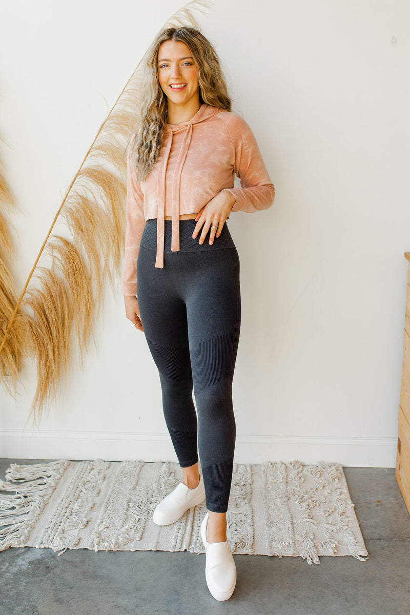 mode, ribbed highwaist leggings