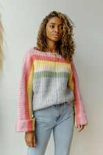 mode, rainbow cake sweater