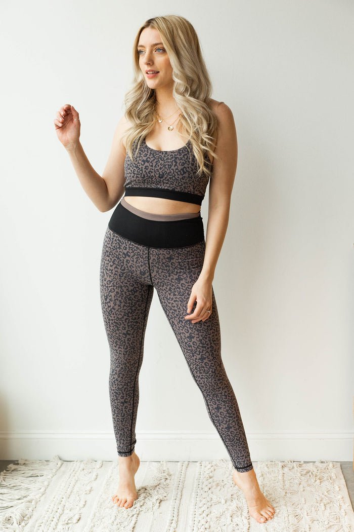 mode, leopard print leggings
