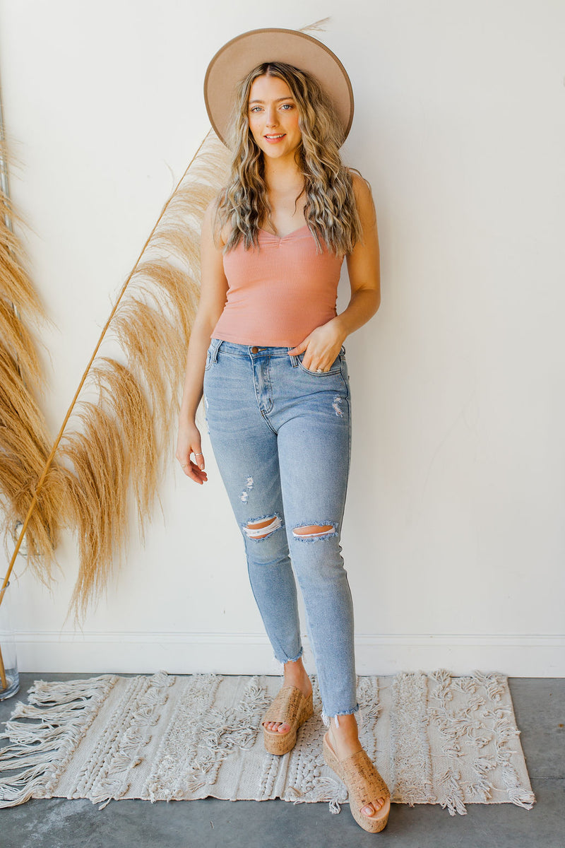 mode, Leo straight fit denim