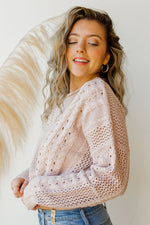 mode, see through you sweater