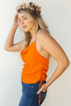 mode, cowl neck cami
