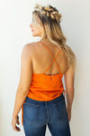 mode, cowl neck cami