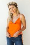 mode, cowl neck cami