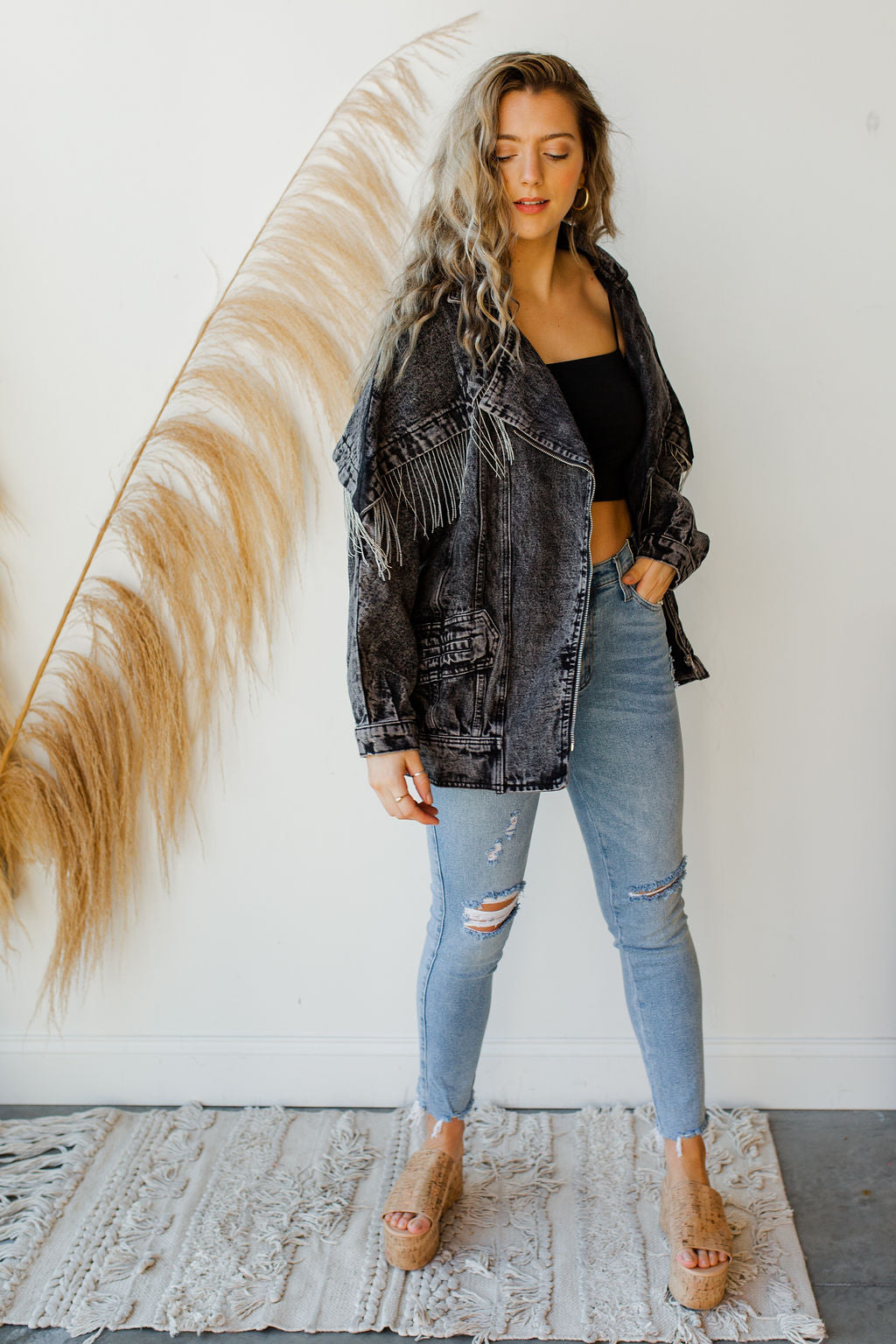 mode, good impressions denim jacket