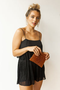 mode, pleated tiered ruffle romper