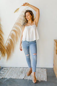mode, paper bag cami
