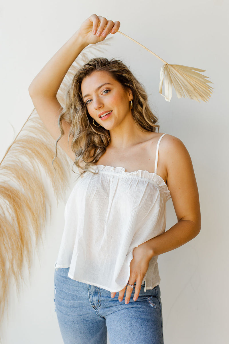 mode, paper bag cami