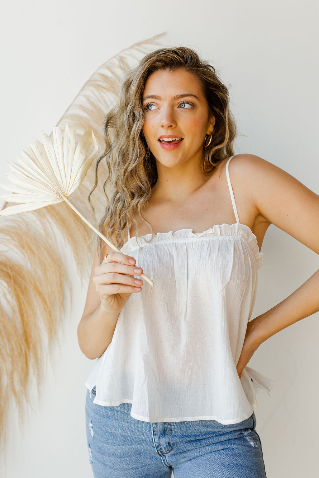 mode, paper bag cami